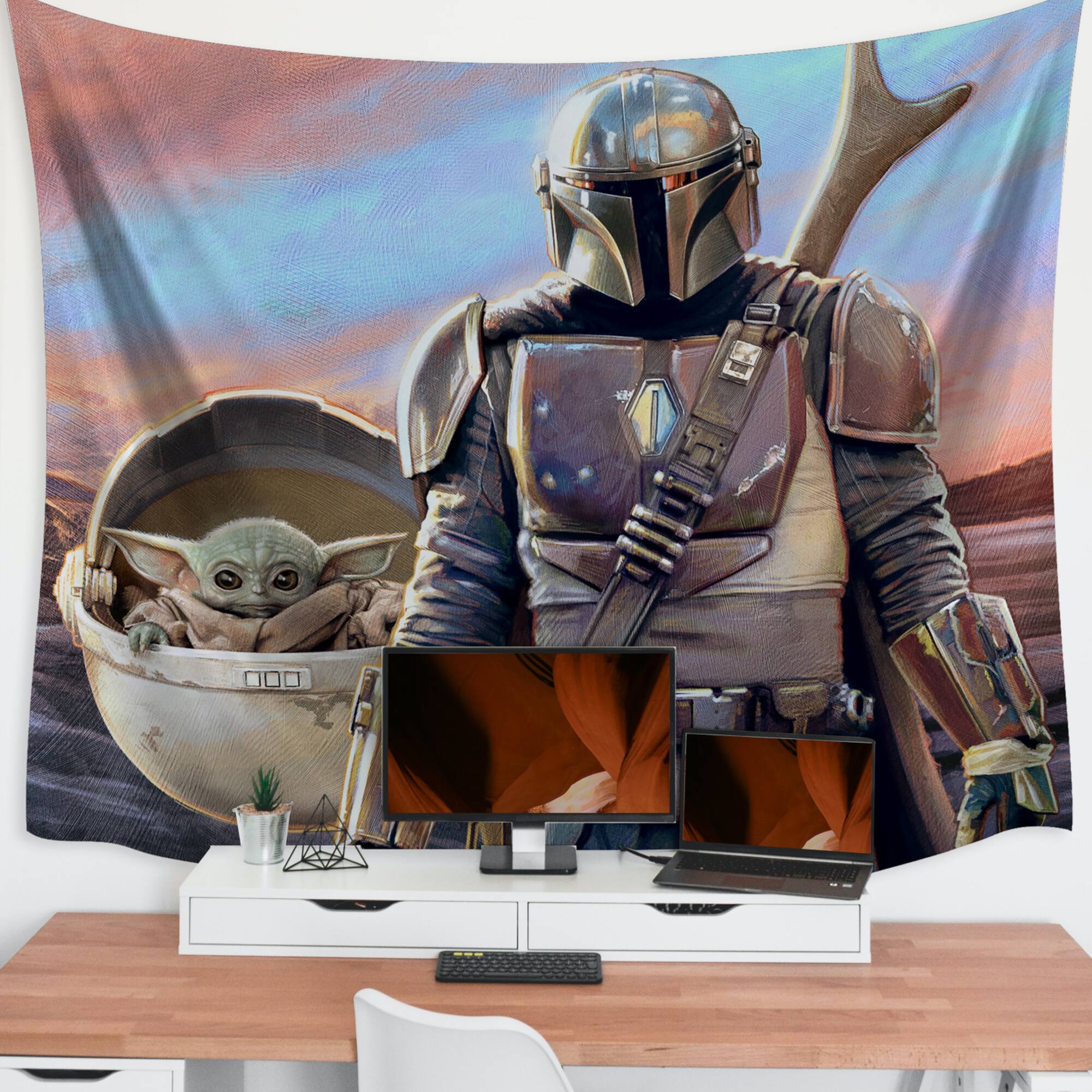 RoomMates The Mandalorian Tapestry